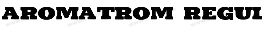 Aromatrom Regular字体转换